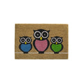 Hamat Ruco Classic Welcome - Kokosmat met uilen - 40 x 60 cm