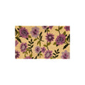 Hamat Ruco Print Flowers Purple - Kokosmat met bloemen - 45 x 75 cm