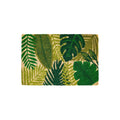 Hamat Ruco Print Green Leaves - Kokosmat met bladeren - 40 x 60 cm