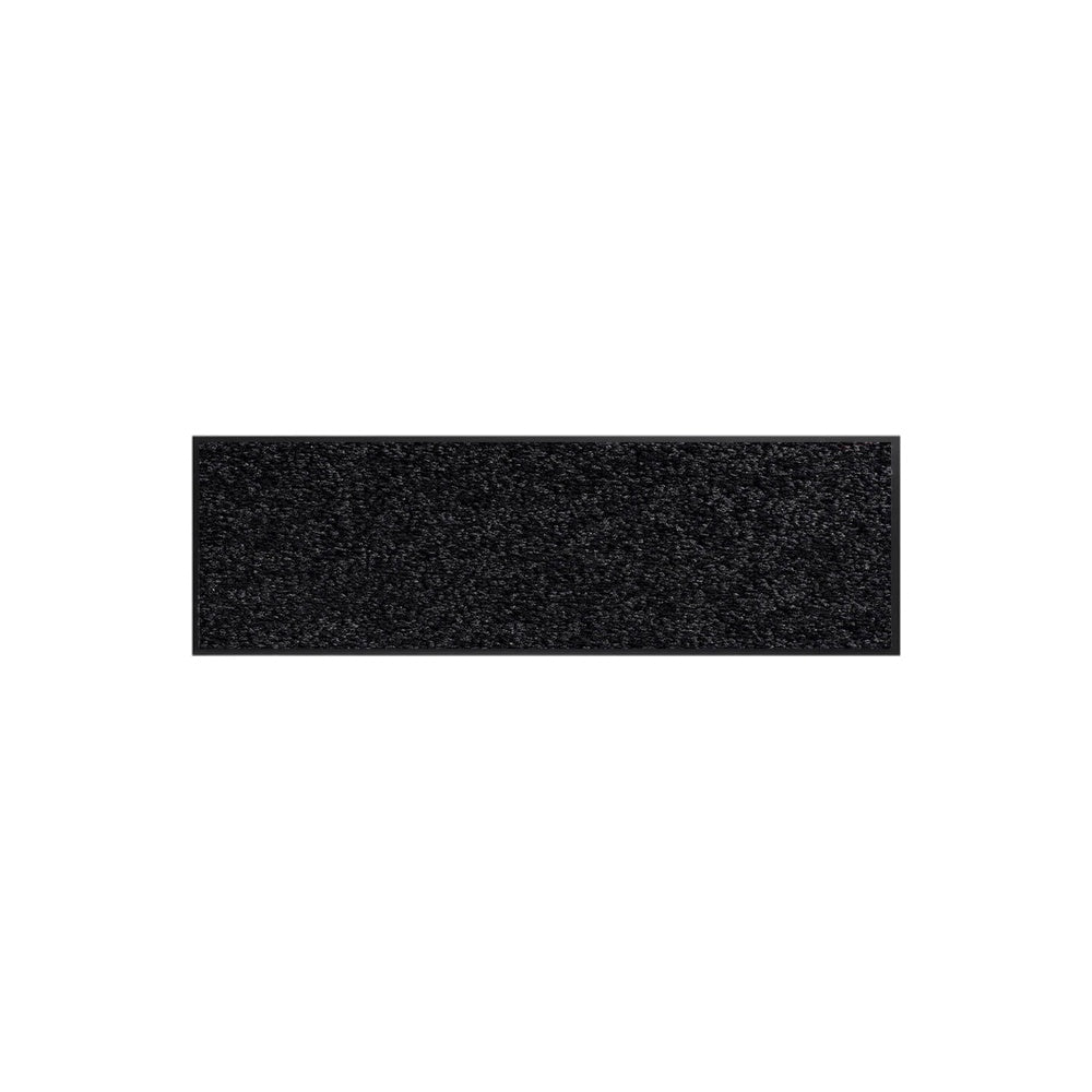 Hamat Twister 052 Zwart – Wasbare droogloopmat voor openslaande deuren - 60 x 180 cm