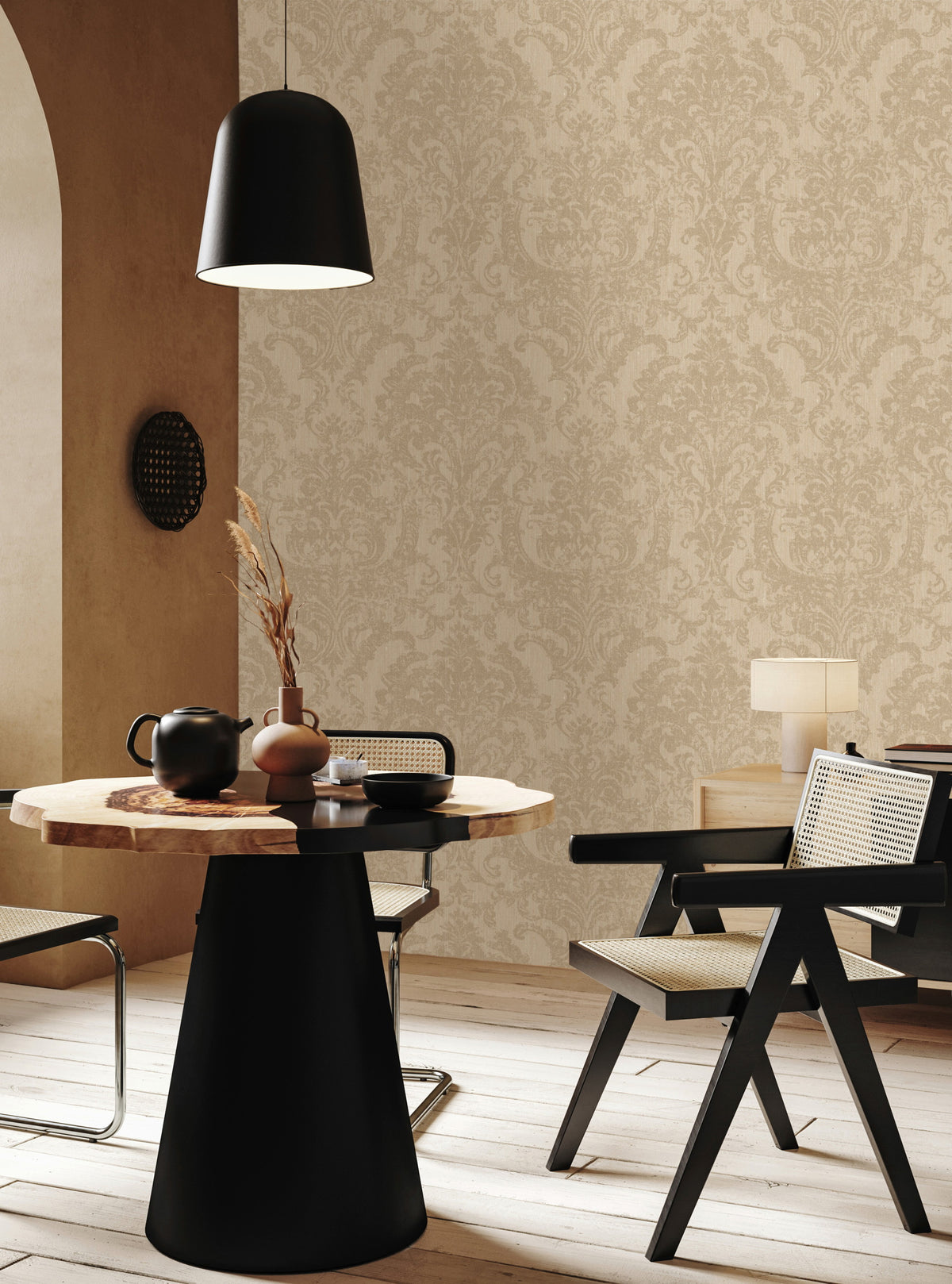 Staal Hookedonwalls Chunky Weaves Damask 30611