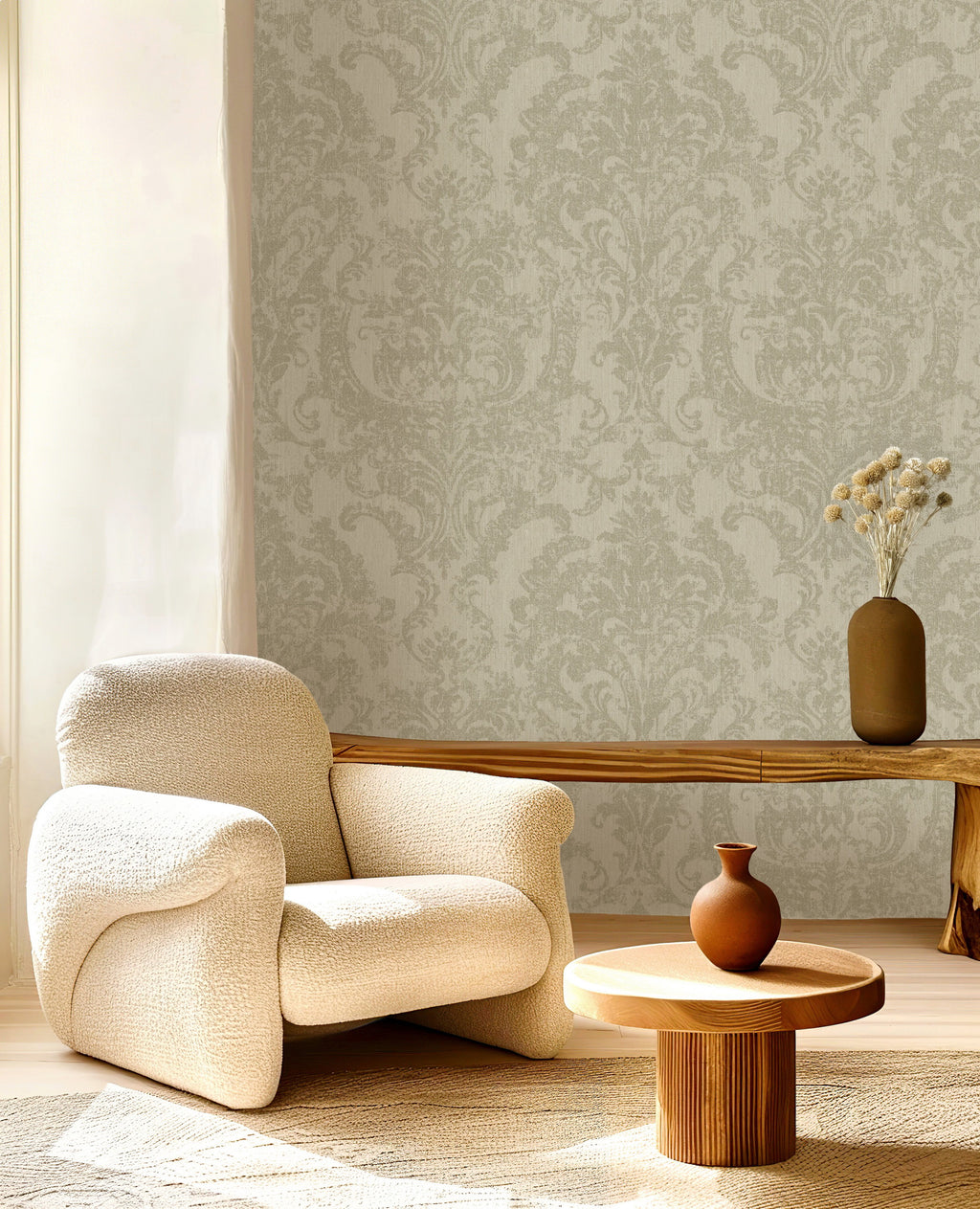 Staal Hookedonwalls Chunky Weaves Damask 30612