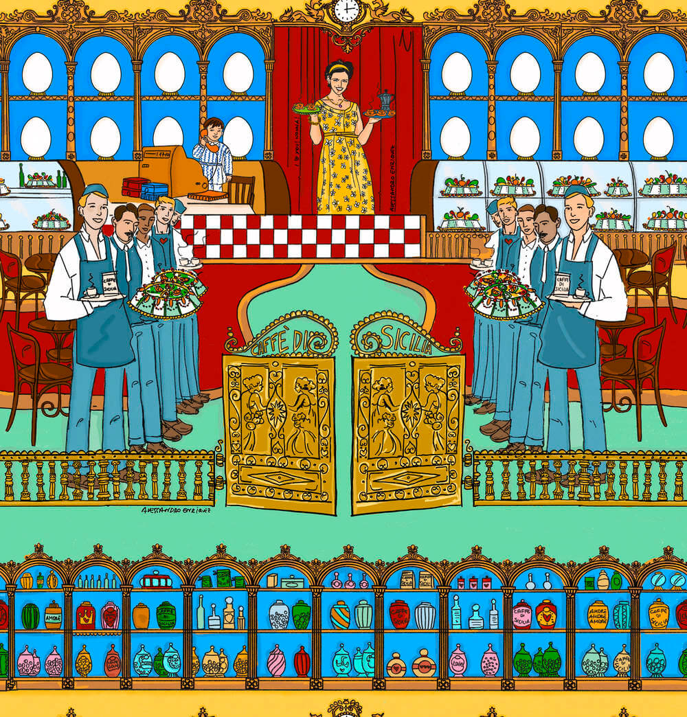 Staal Hookedonwalls Enriquezland Pasticceria 25534