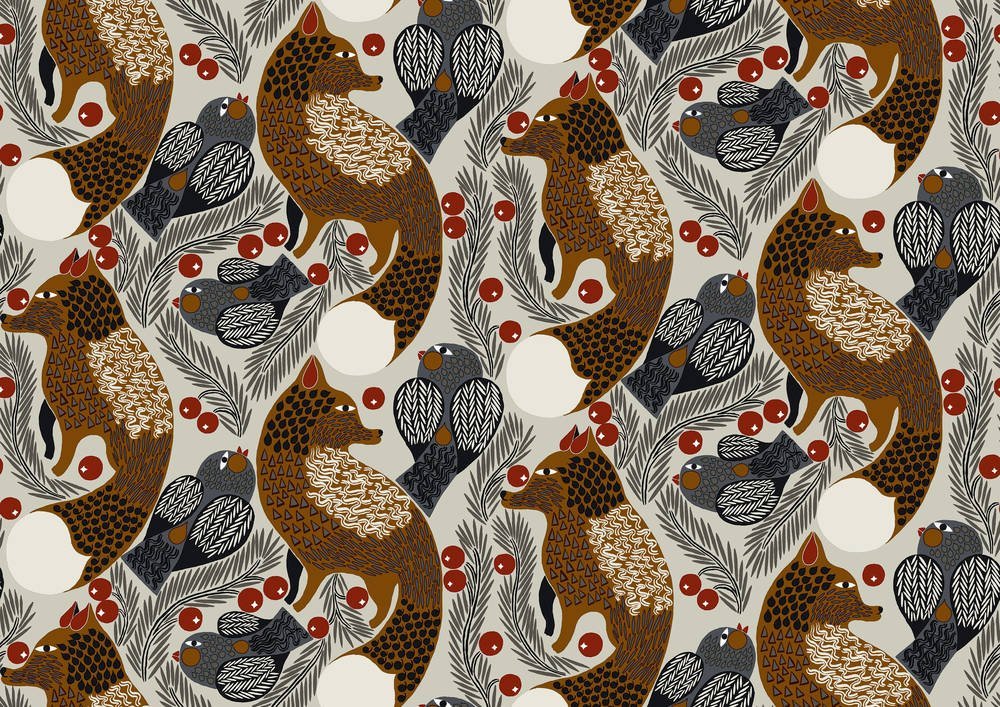 Staal Hookedonwalls Marimekko Volume 06 Ketunmarja 25175