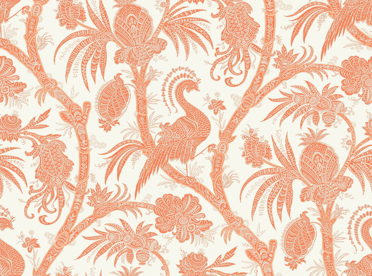 Staal Hookedonwalls Scalamandré Balinese Peacock JV26043