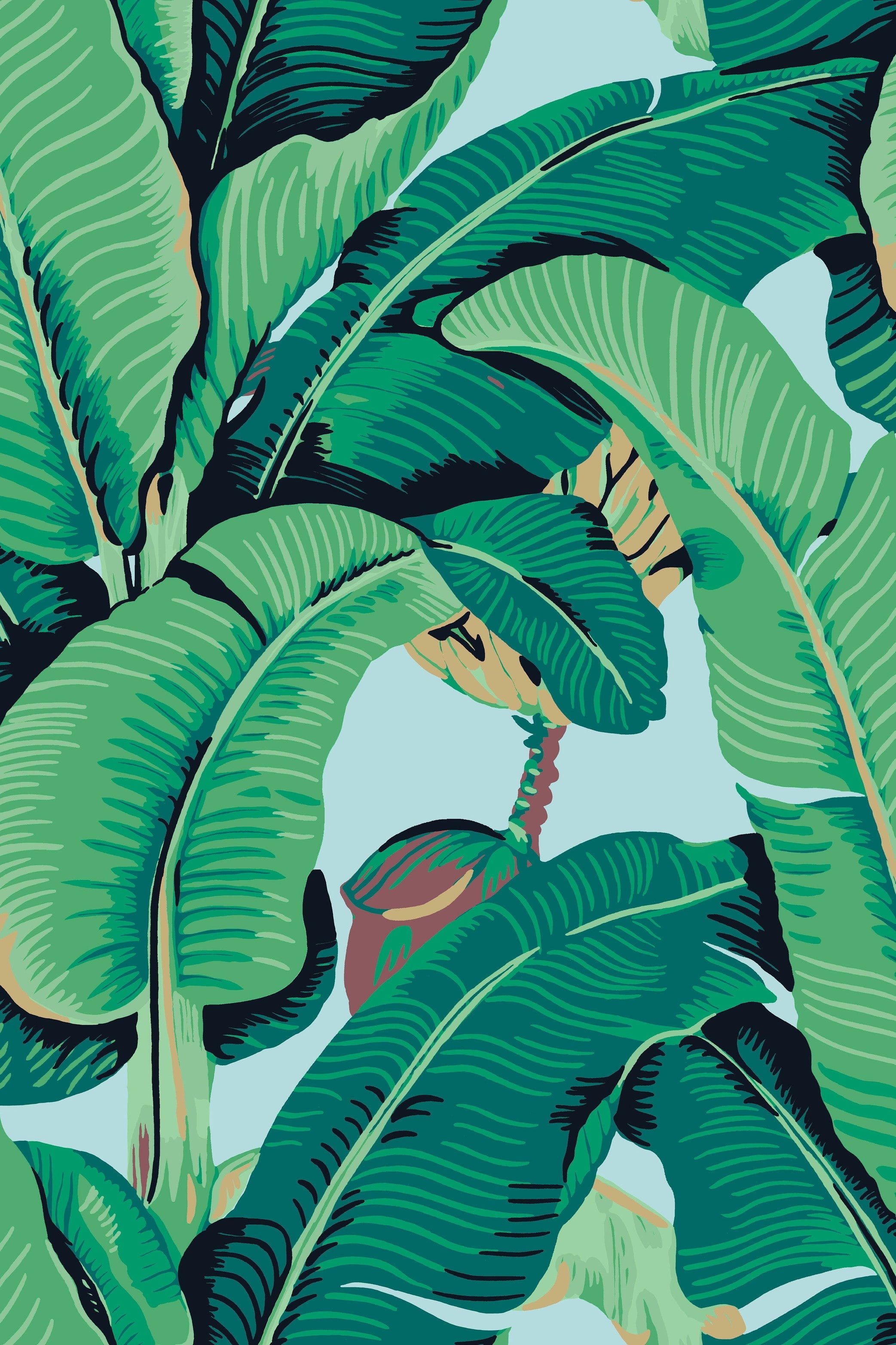 Staal Hookedonwalls Scalamandré Hinson Palm JV26011