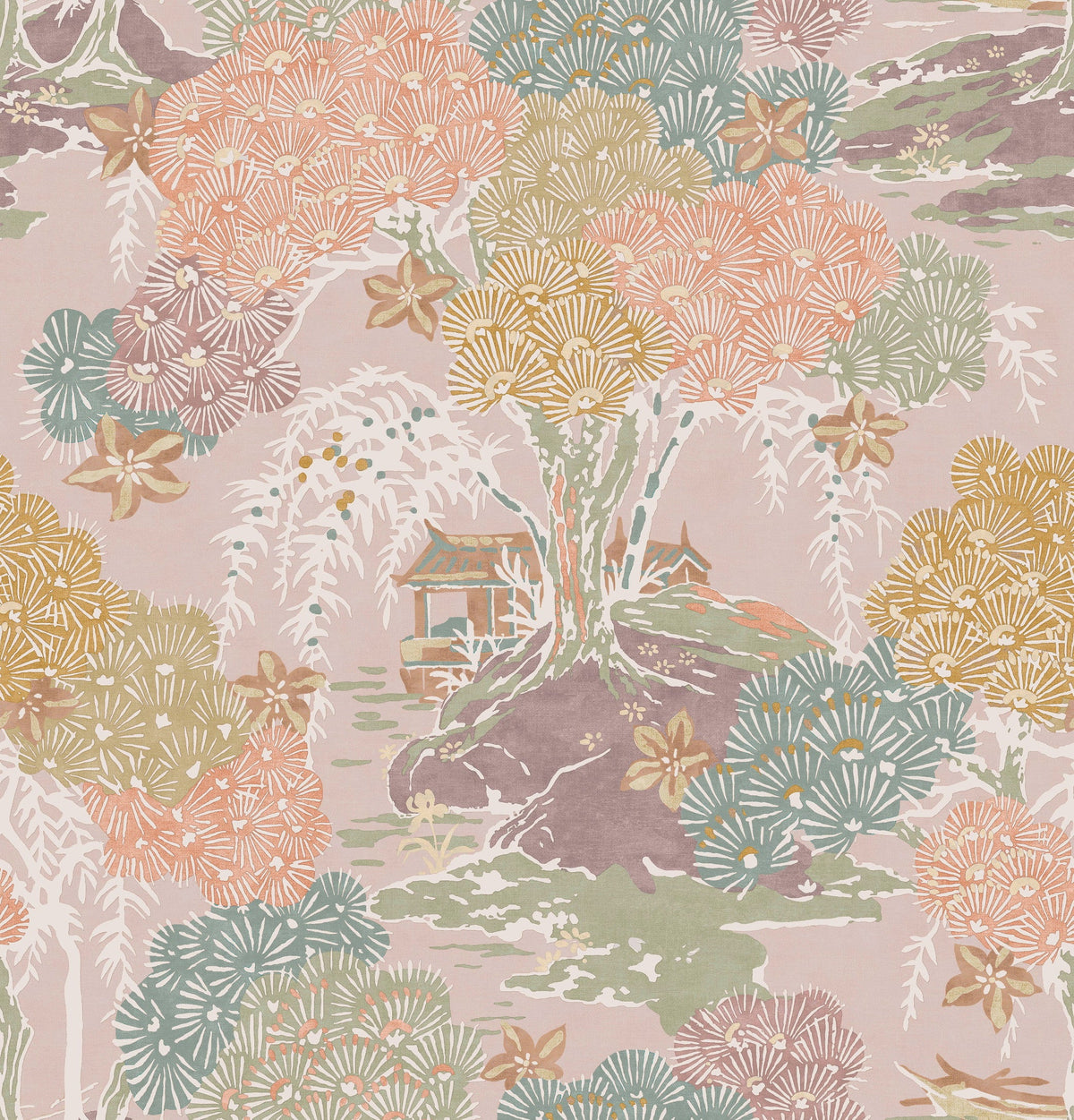 Staal Hookedonwalls Scalamandré Sea Of Trees JV26032