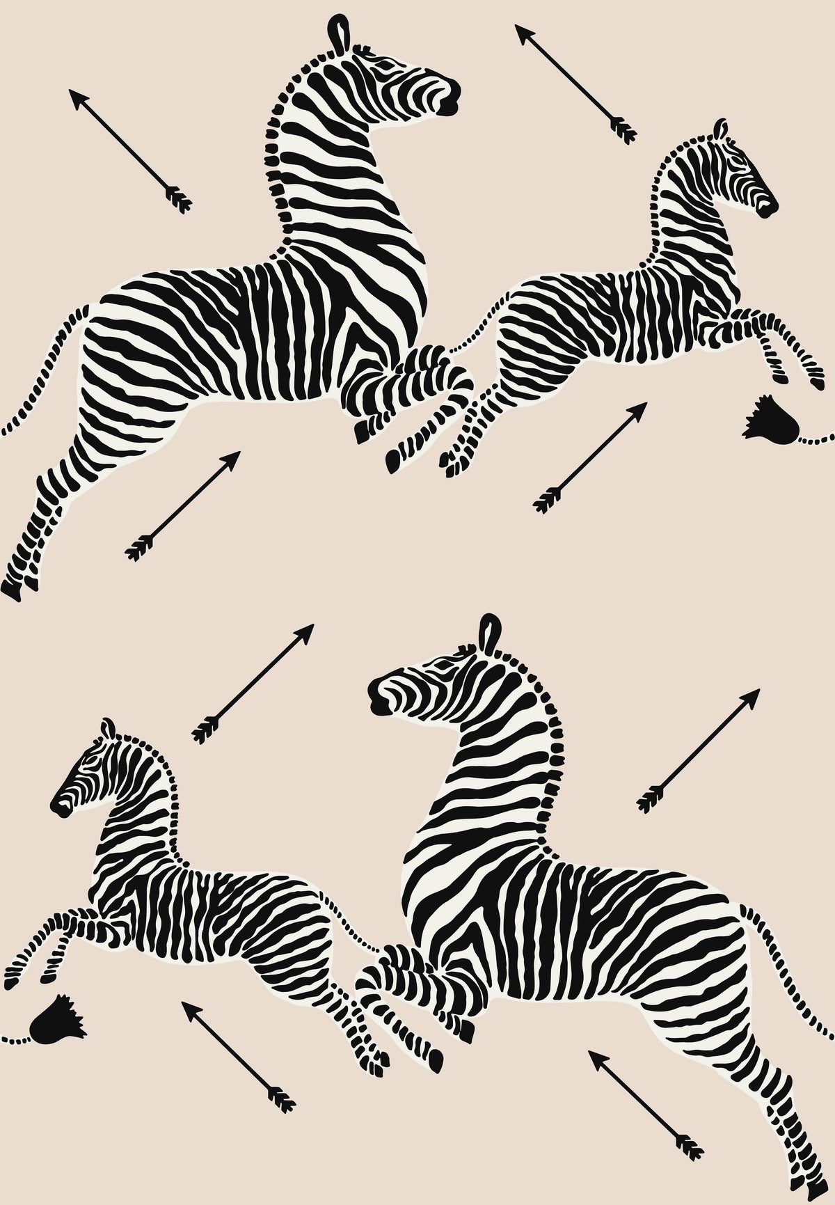 Staal Hookedonwalls Scalamandré Zebras JV26003