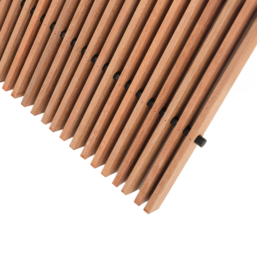 Buitenpaneel massief hout divider