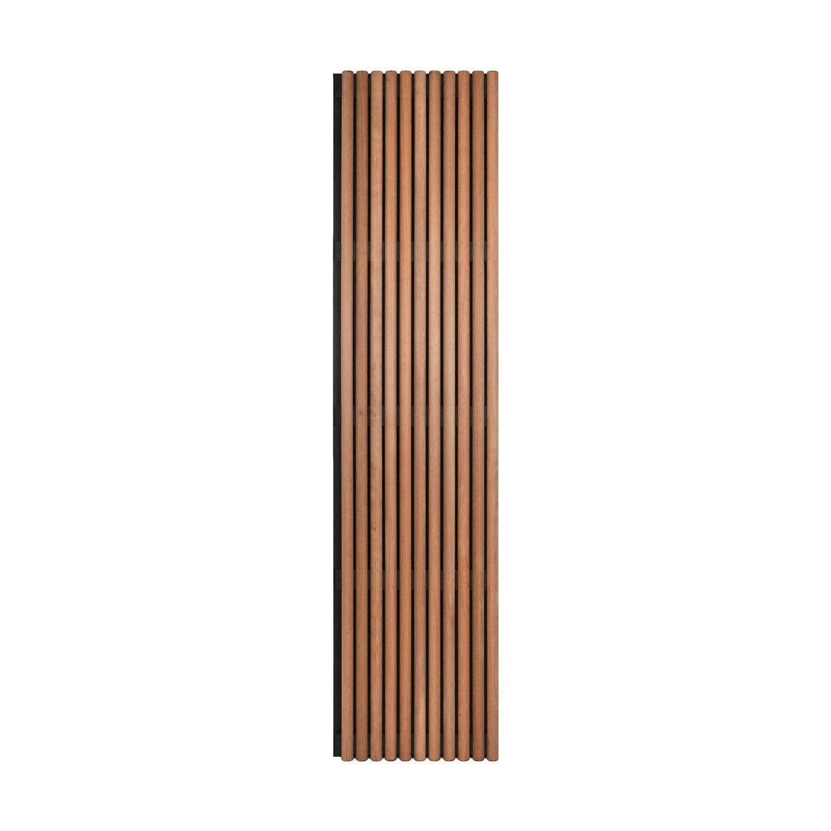 Buitenpaneel massief hout halfronde latten