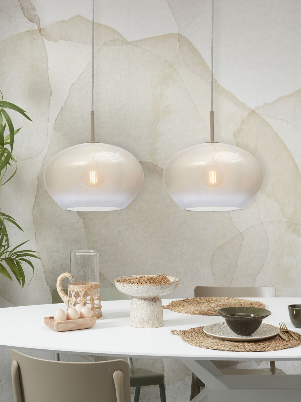 it's about RoMi Hanglamp Bologna - Witte kleurverloop