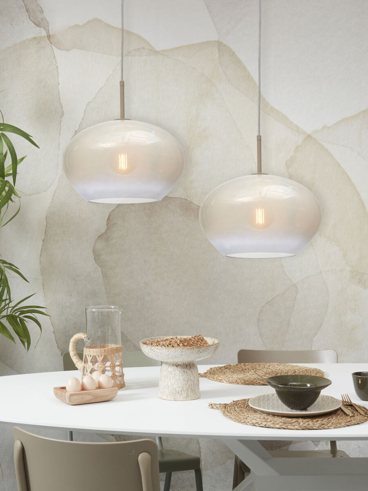 it's about RoMi Hanglamp Bologna - Witte kleurverloop