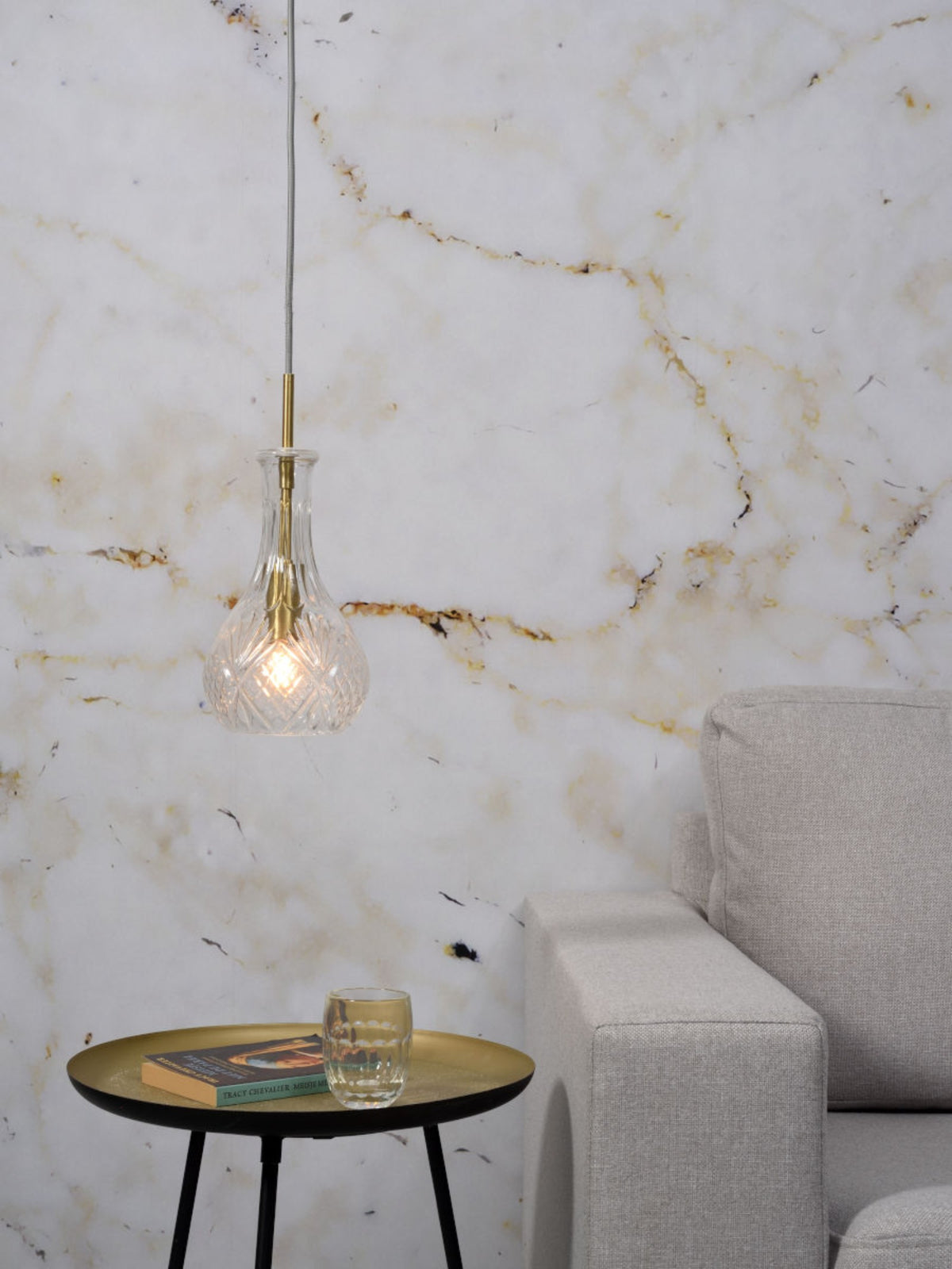 it's about RoMi Hanglamp Brussels Druppel - Goud