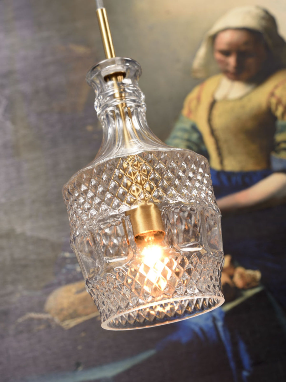 it's about RoMi Hanglamp Brussels Rechtvormig - Goud