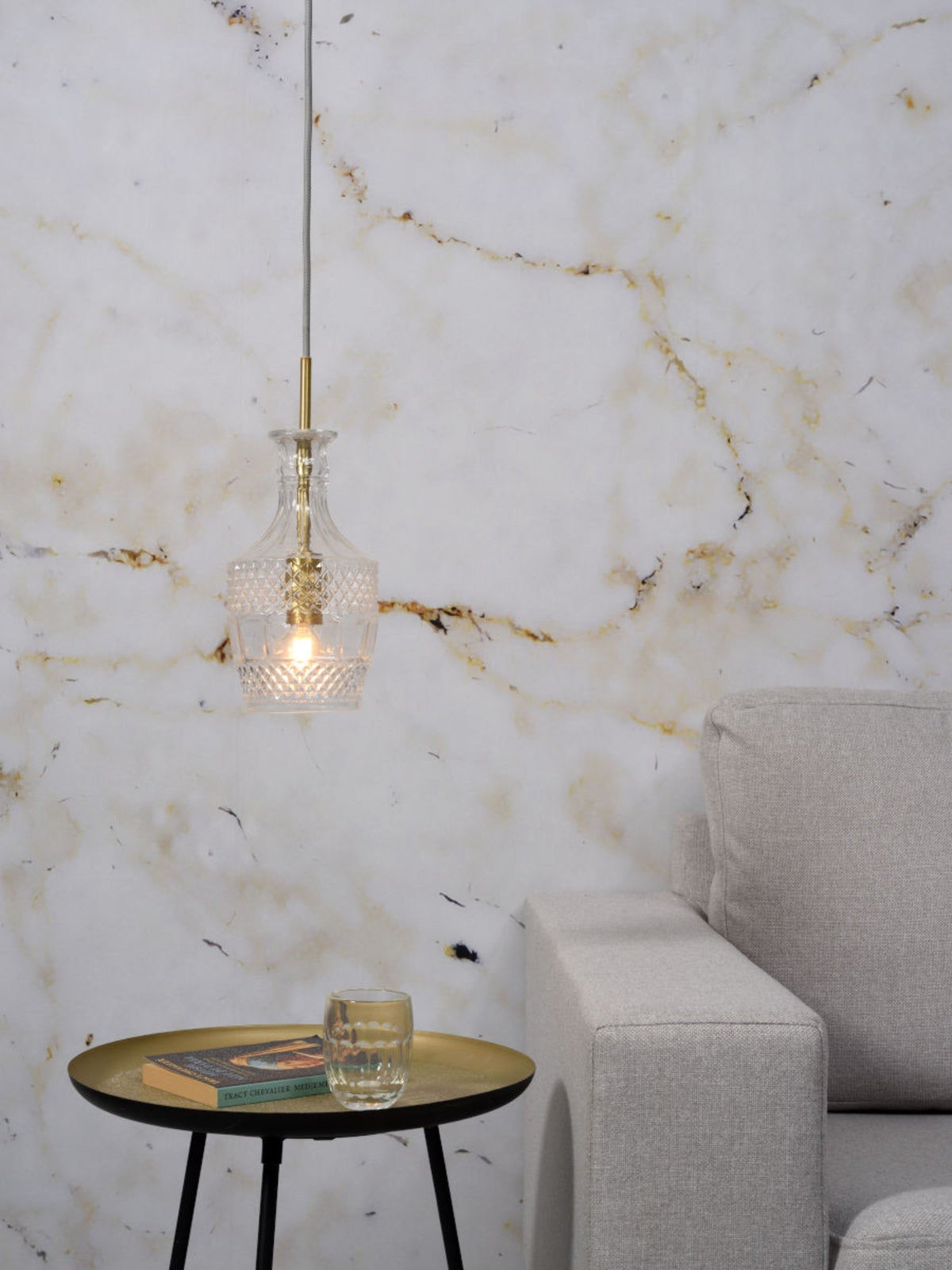 it's about RoMi Hanglamp Brussels Rechtvormig - Goud