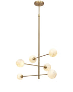 it's about RoMi Hanglamp Carrara 3-stangs - Goud - Getint glas