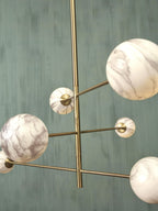 it's about RoMi Hanglamp Carrara 3-stangs - Goud - Getint glas