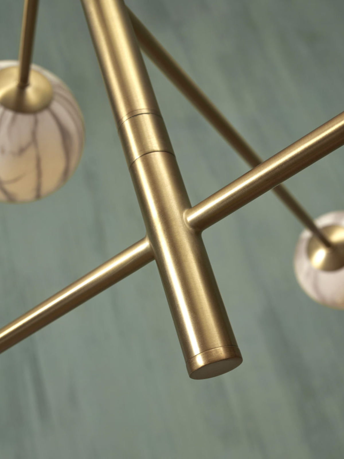 it's about RoMi Hanglamp Carrara 3-stangs - Goud - Getint glas