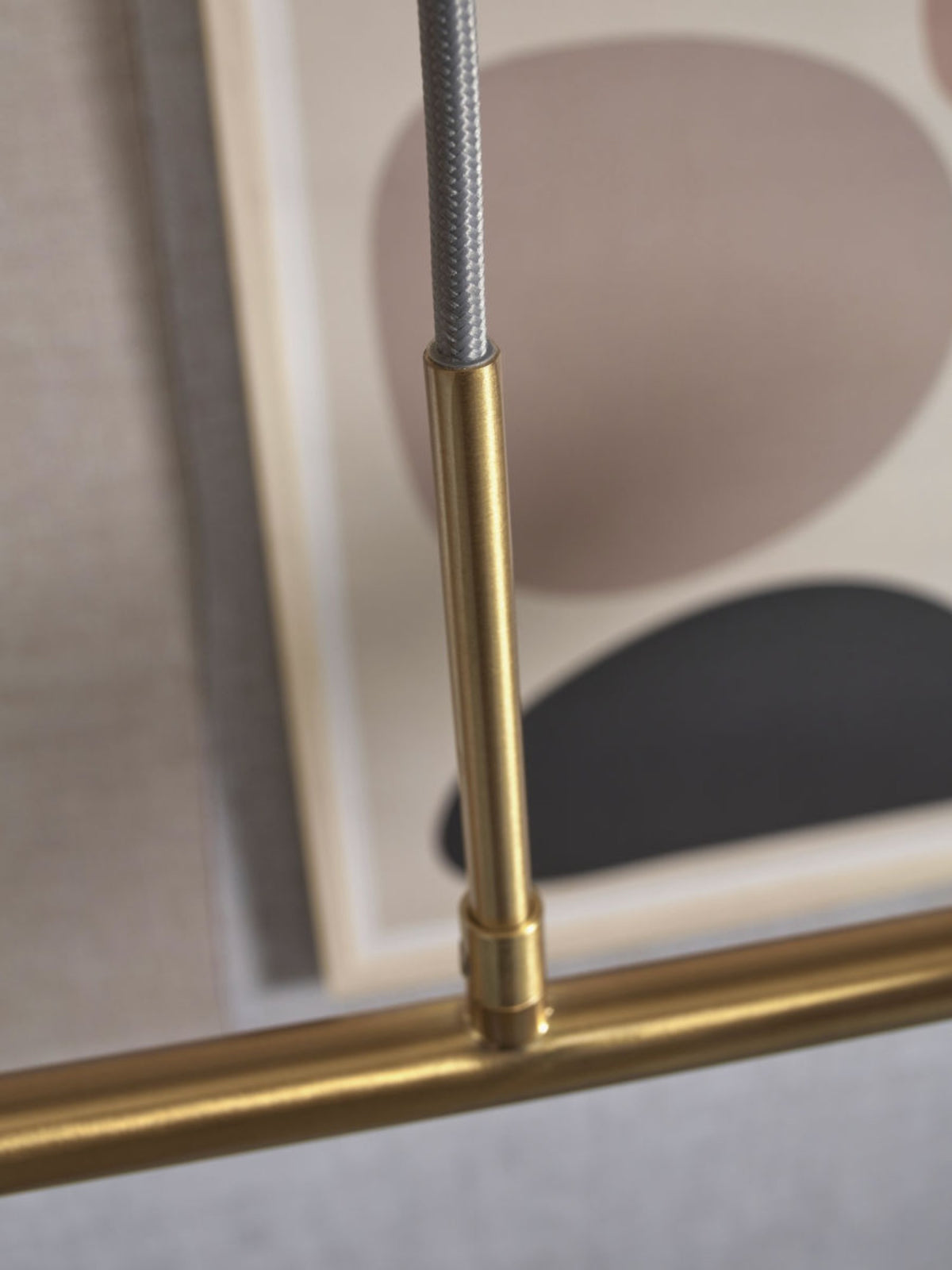 it's about RoMi Hanglamp Carrara 6-lamps - Goud - Getint glas