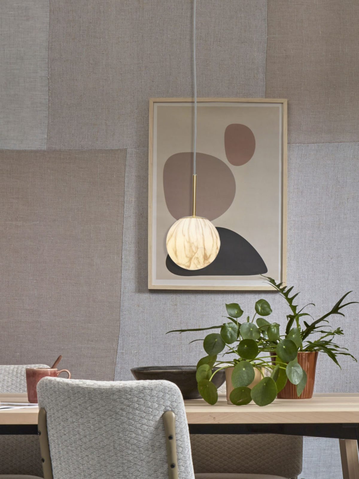 it's about RoMi Hanglamp Carrara - Goud - Getint glas