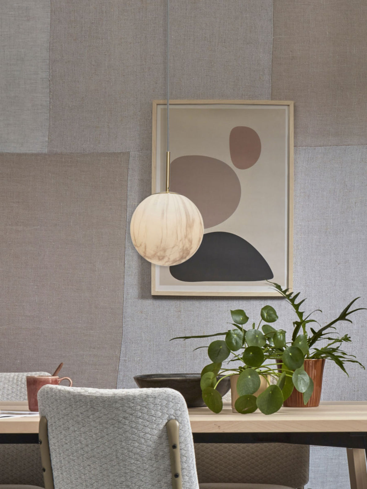 it's about RoMi Hanglamp Carrara - Goud - Getint glas