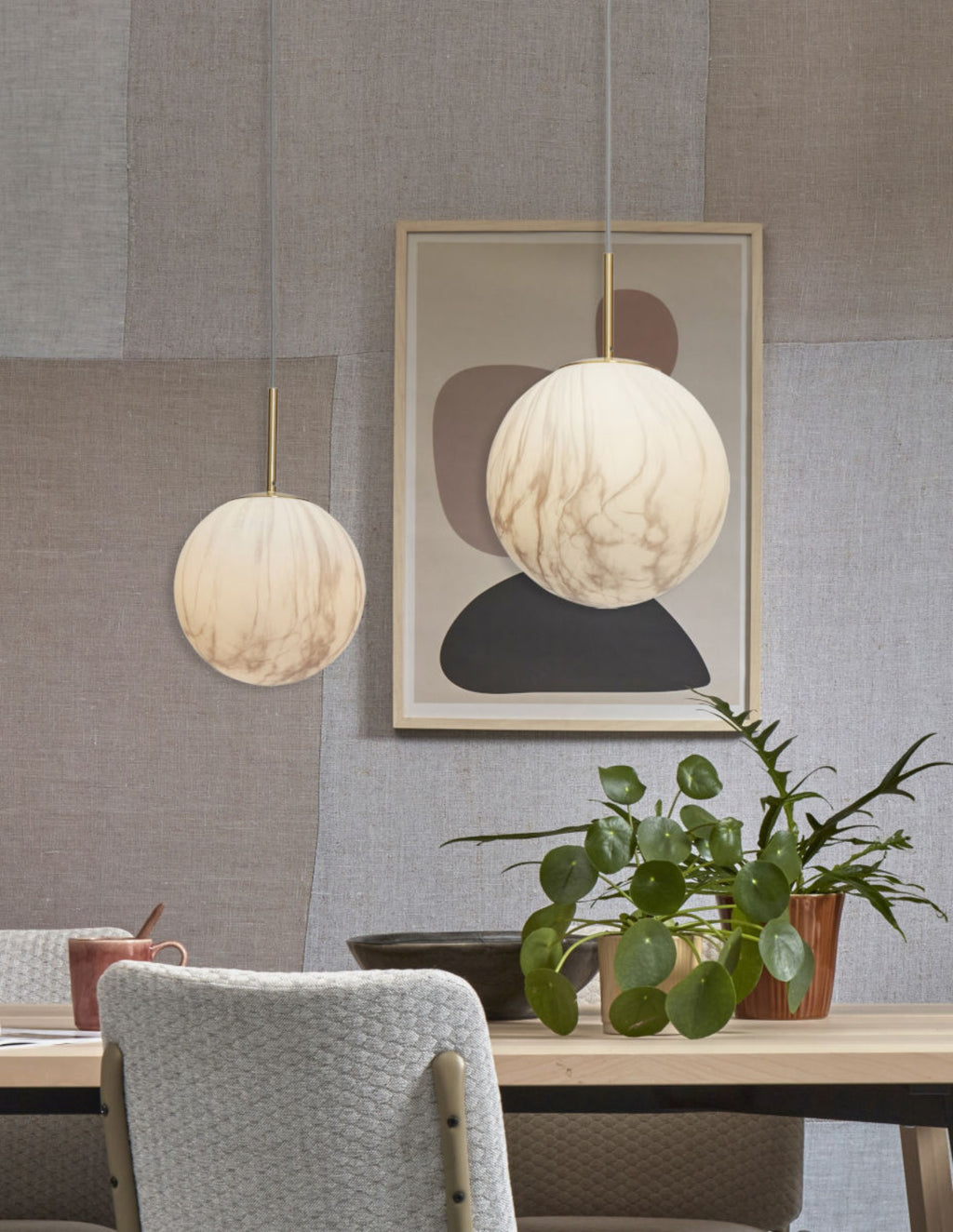 it's about RoMi Hanglamp Carrara - Goud - Getint glas