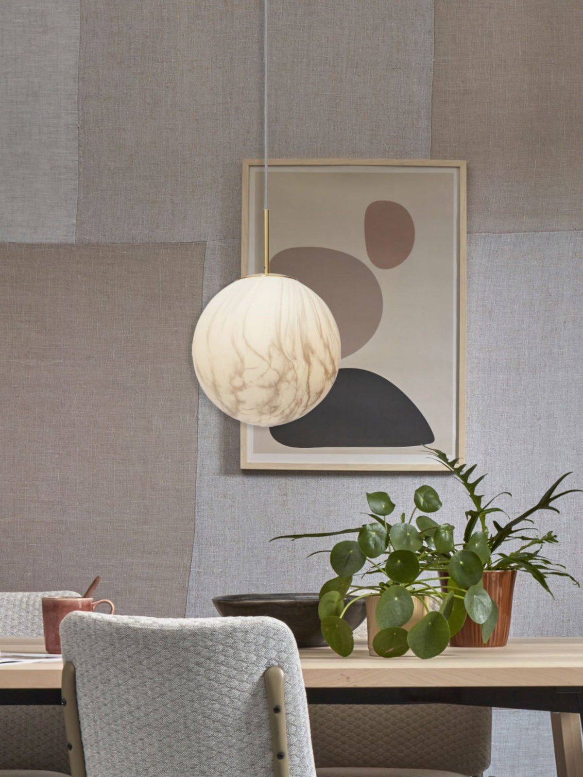 it's about RoMi Hanglamp Carrara - Goud - Getint glas