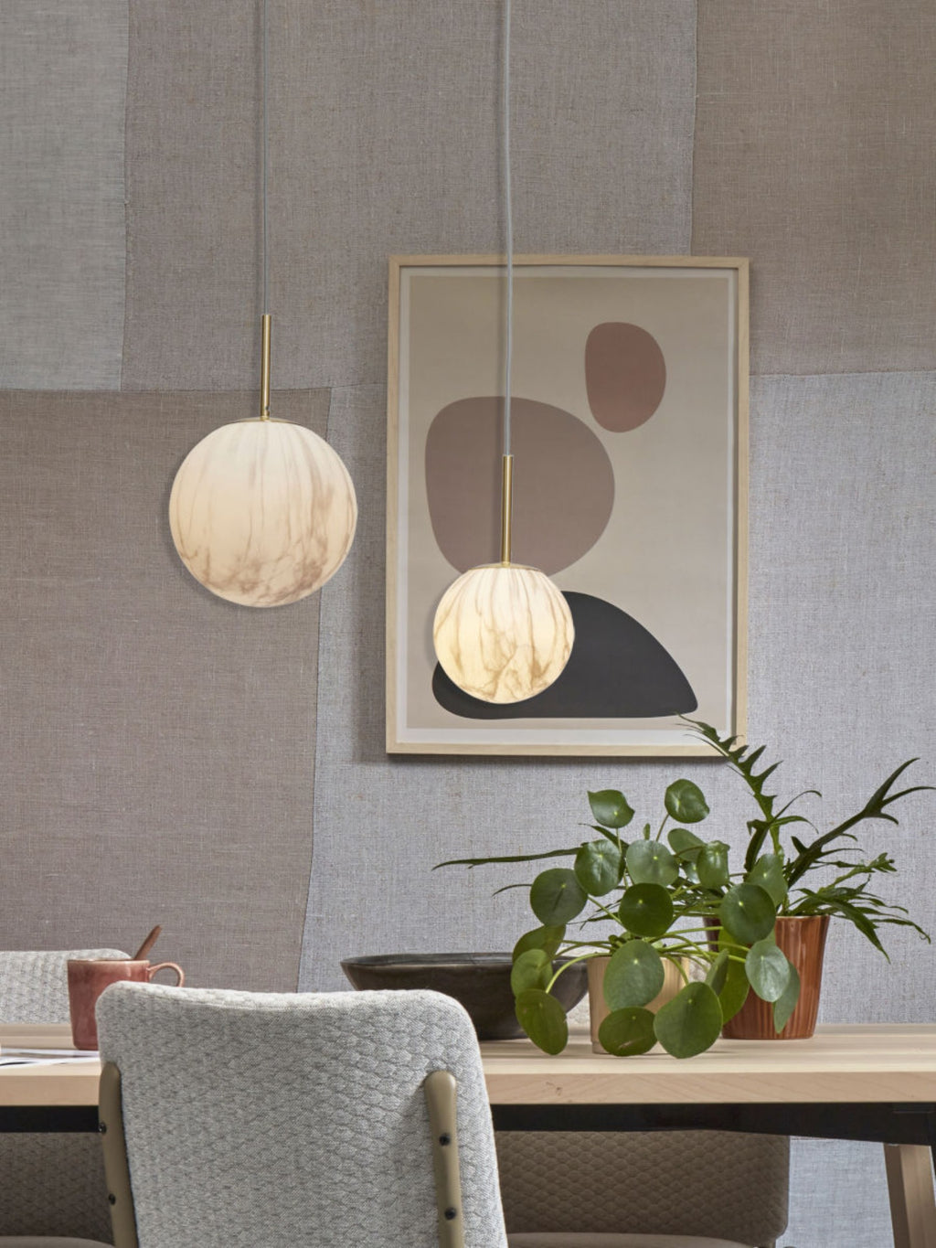 it's about RoMi Hanglamp Carrara - Goud - Getint glas