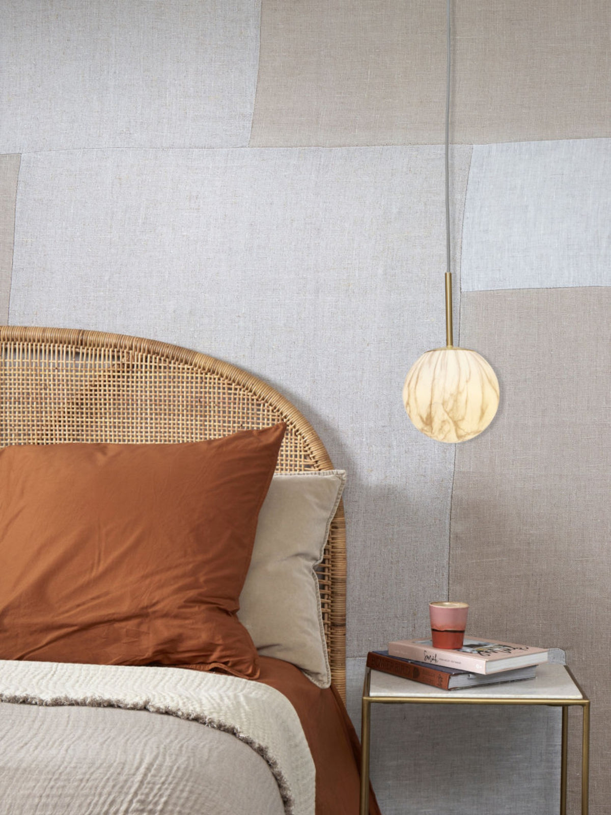 it's about RoMi Hanglamp Carrara - Goud - Getint glas