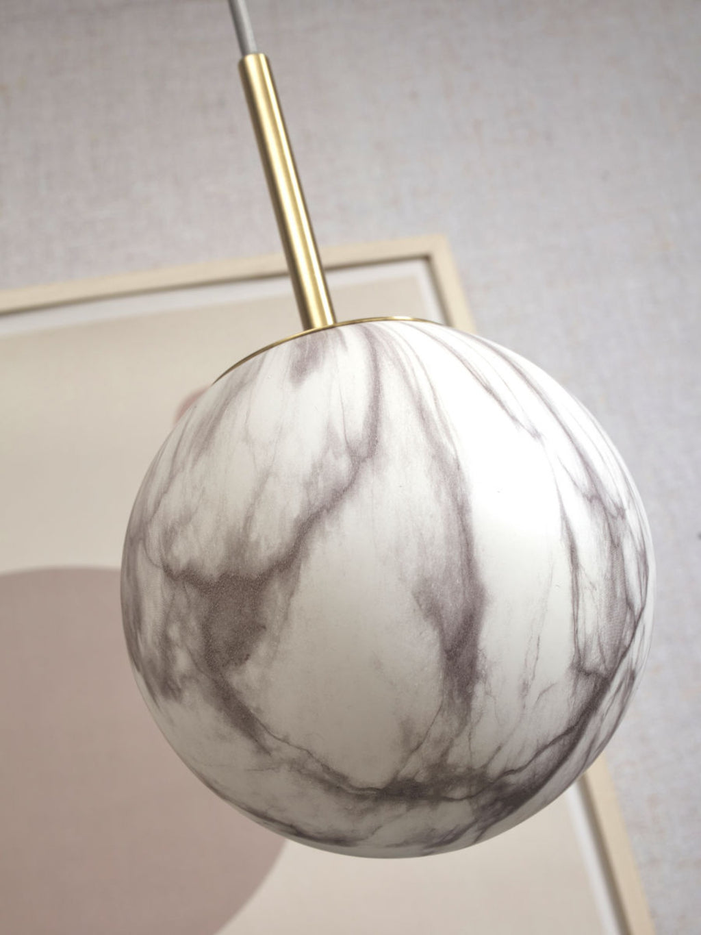 it's about RoMi Hanglamp Carrara - Goud - Getint glas