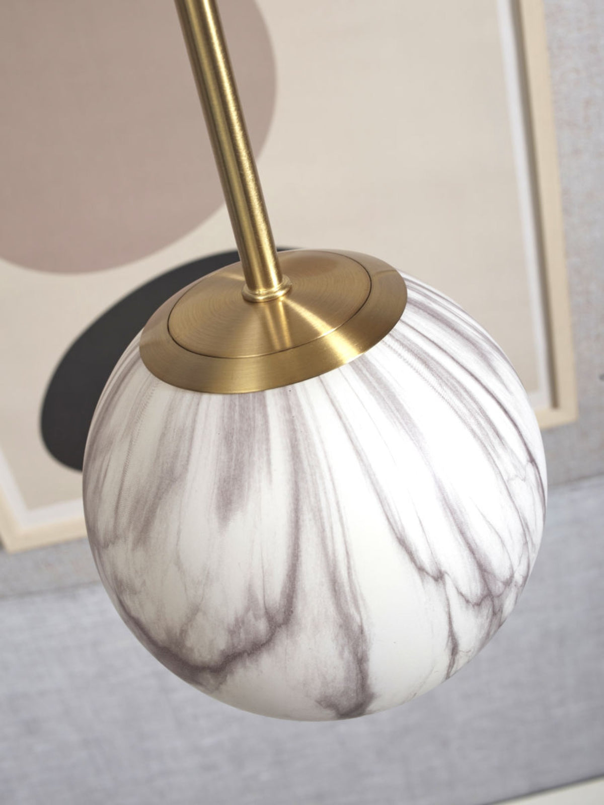 it's about RoMi Hanglamp Carrara - Goud - Getint glas