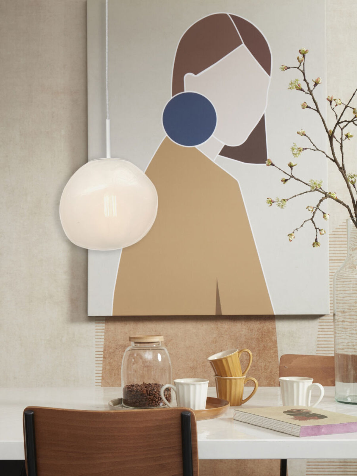 it's about RoMi Hanglamp Helsinki - Melkwit