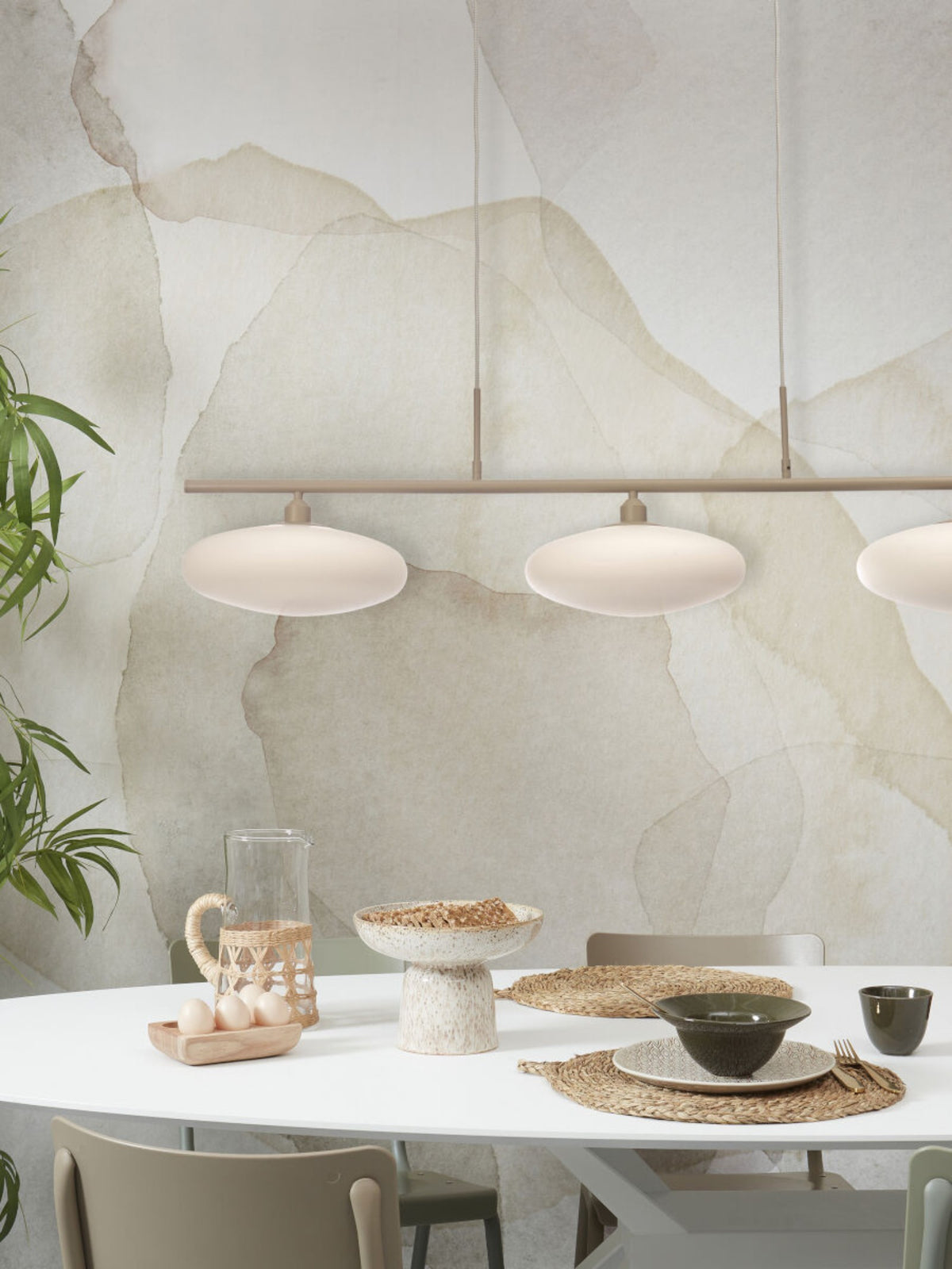 it's about RoMi Hanglamp Sapporo 3-lamps - Wit