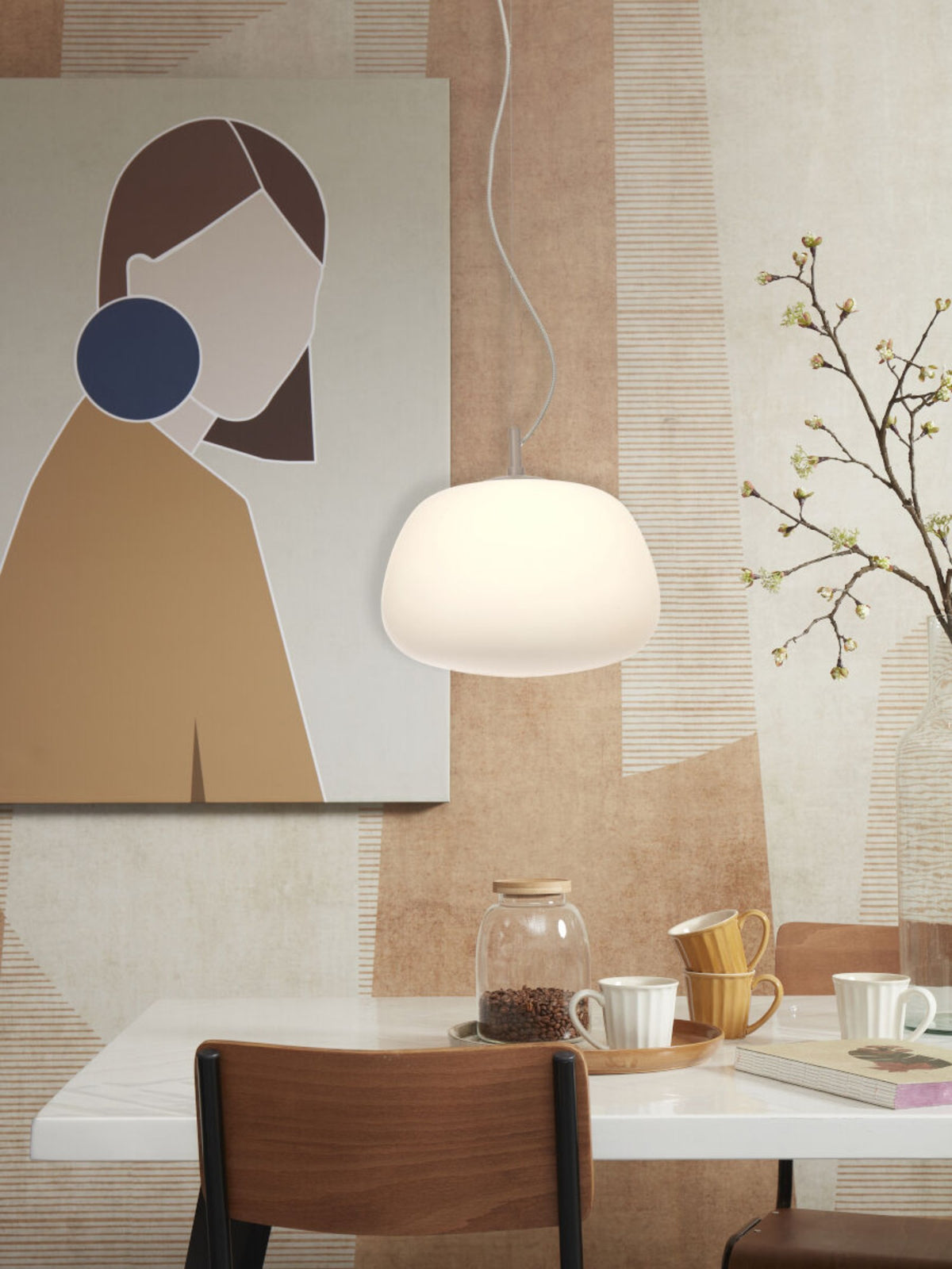 it's about RoMi Hanglamp Sapporo - Wit - Zand
