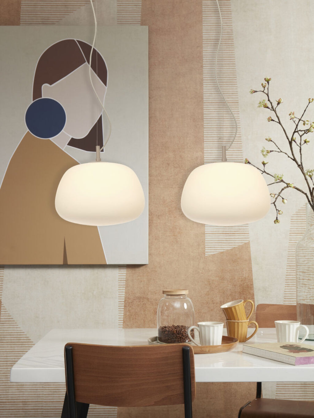 it's about RoMi Hanglamp Sapporo - Wit - Zand