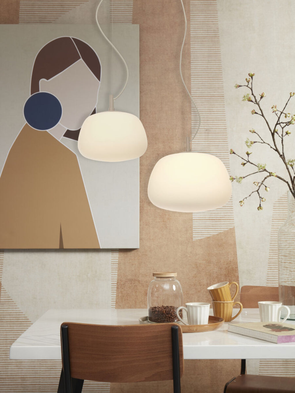 it's about RoMi Hanglamp Sapporo - Wit - Zand