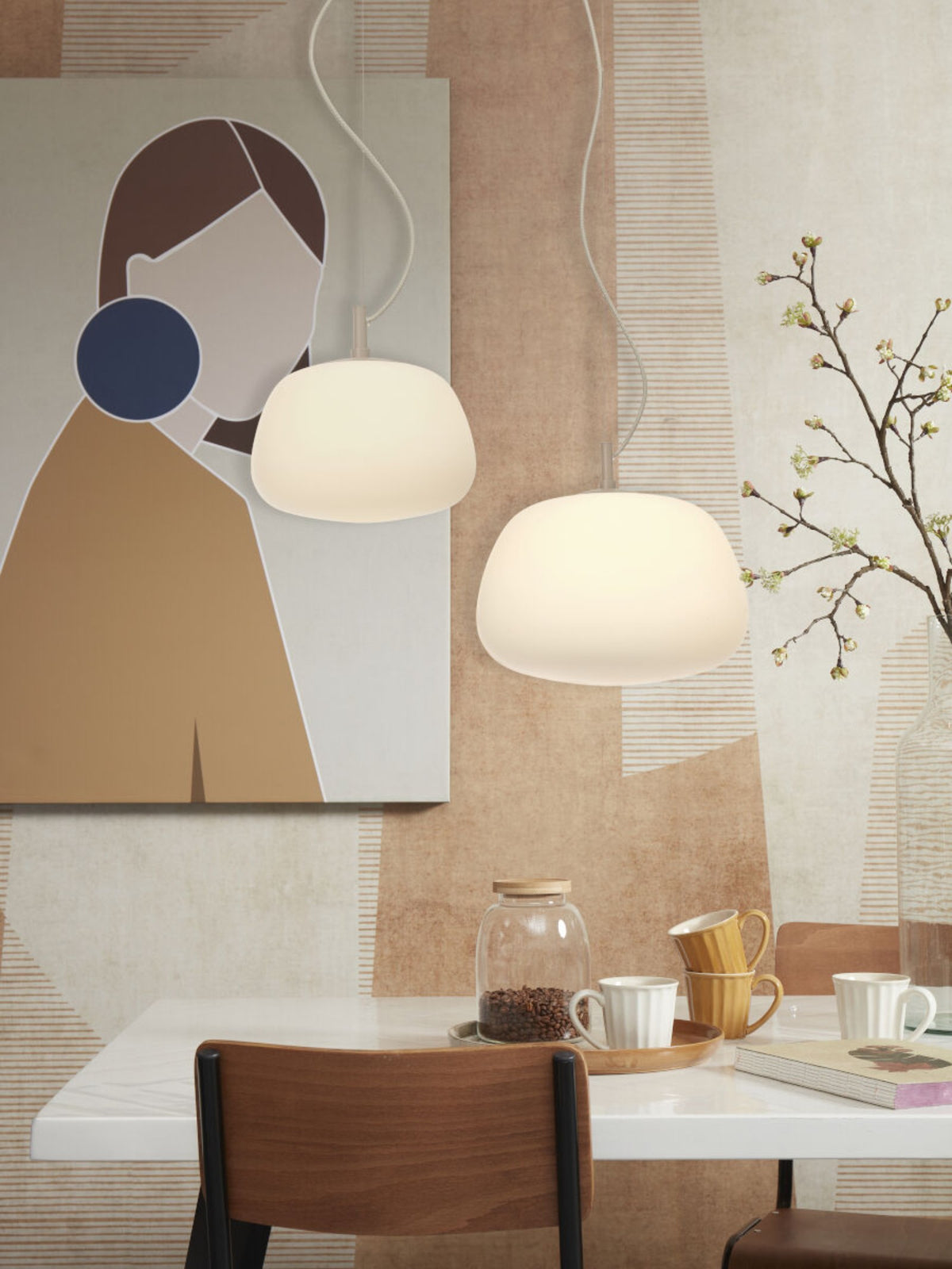 it's about RoMi Hanglamp Sapporo - Wit - Zand