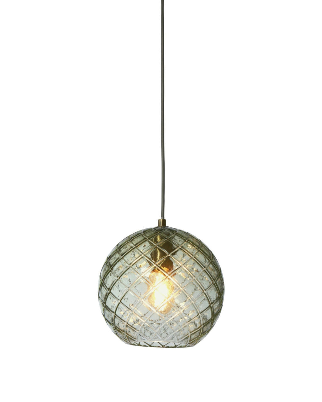 it's about RoMi Hanglamp Venice Bol - Groen - Goud