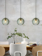 it's about RoMi Hanglamp Venice Bol - Groen - Goud