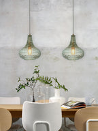 it's about RoMi Hanglamp Venice Druppel - Groen Goud
