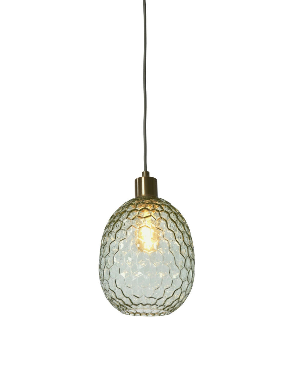it's about RoMi Hanglamp Venice Ovaal - Groen Goud