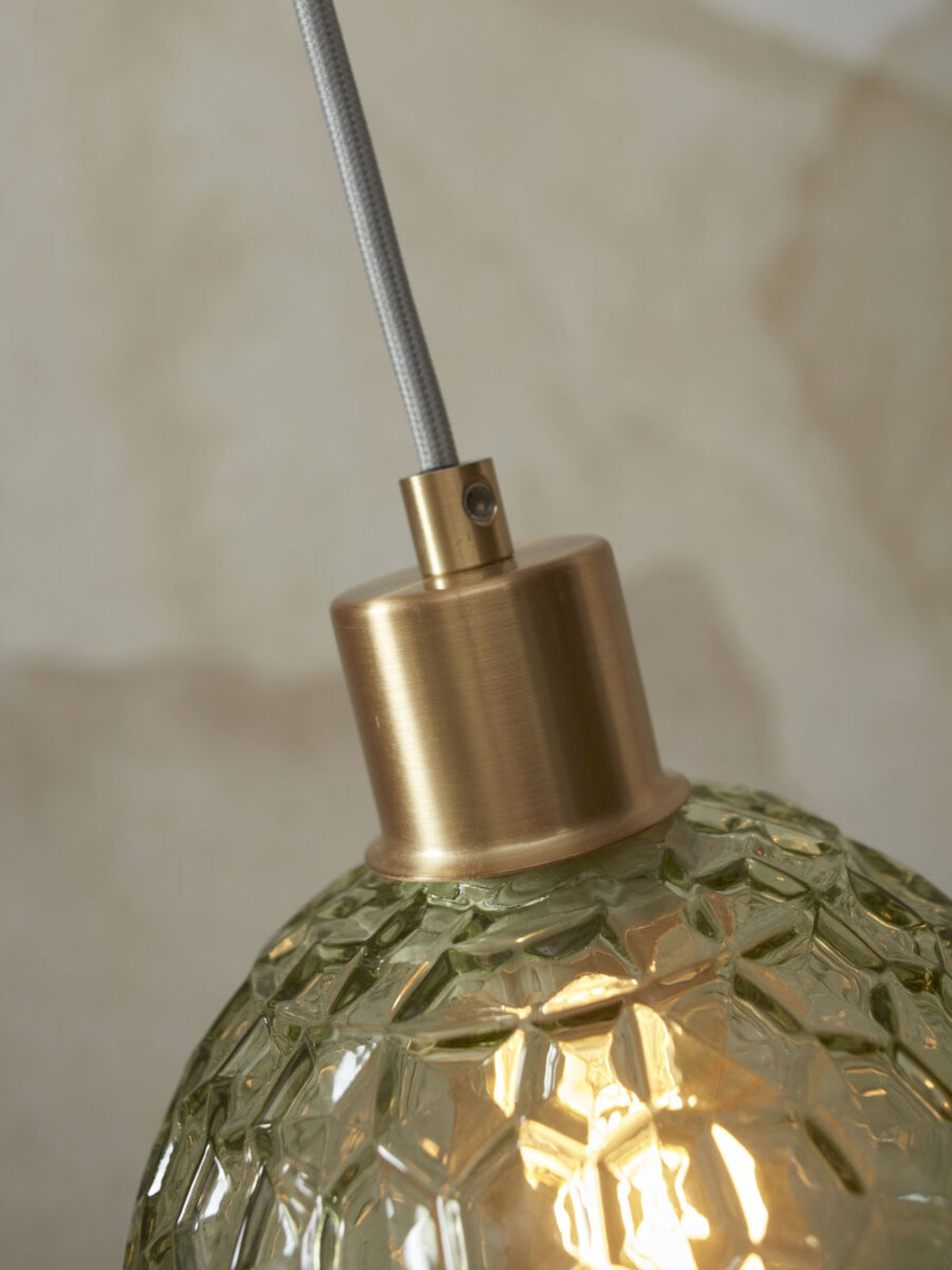 it's about RoMi Hanglamp Venice Ovaal - Groen Goud