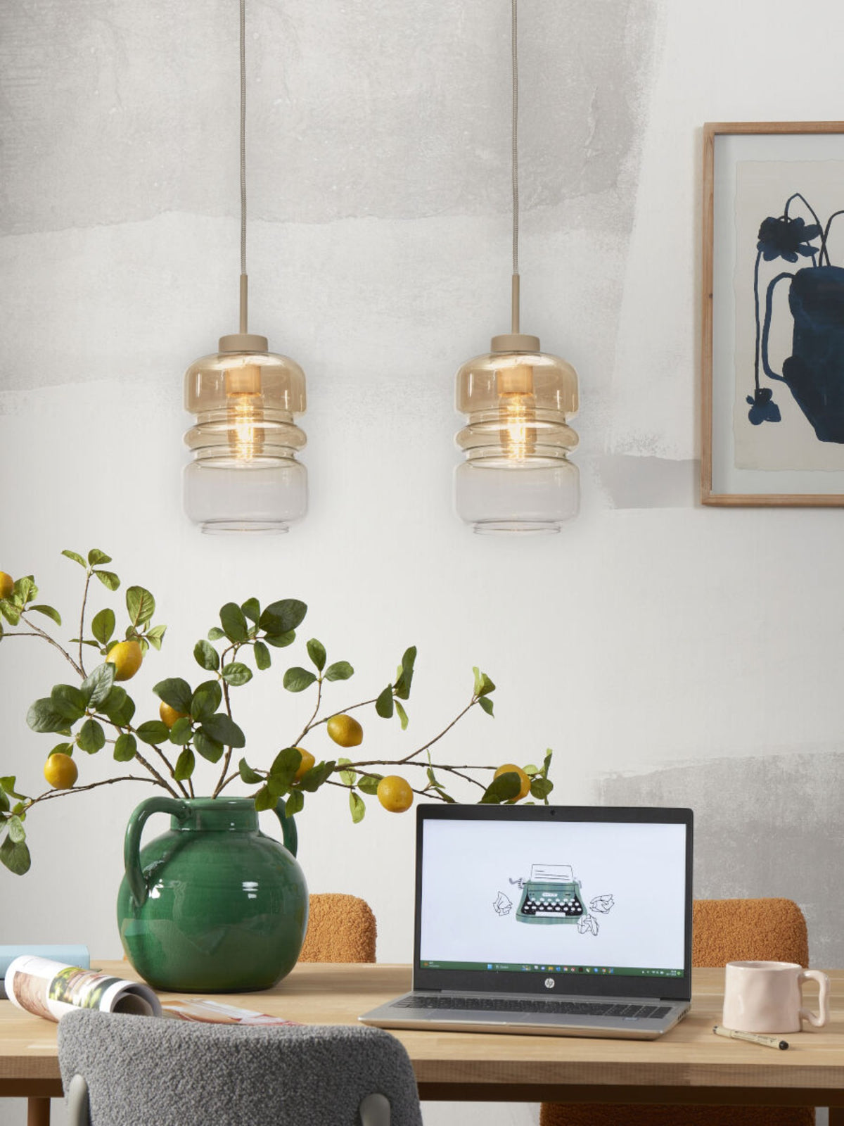 it's about RoMi Hanglamp Verona - Amber kleurverloop