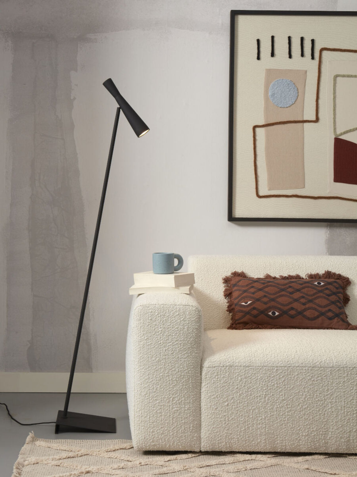it's about RoMi Staande Lamp Bordeaux - Zwart