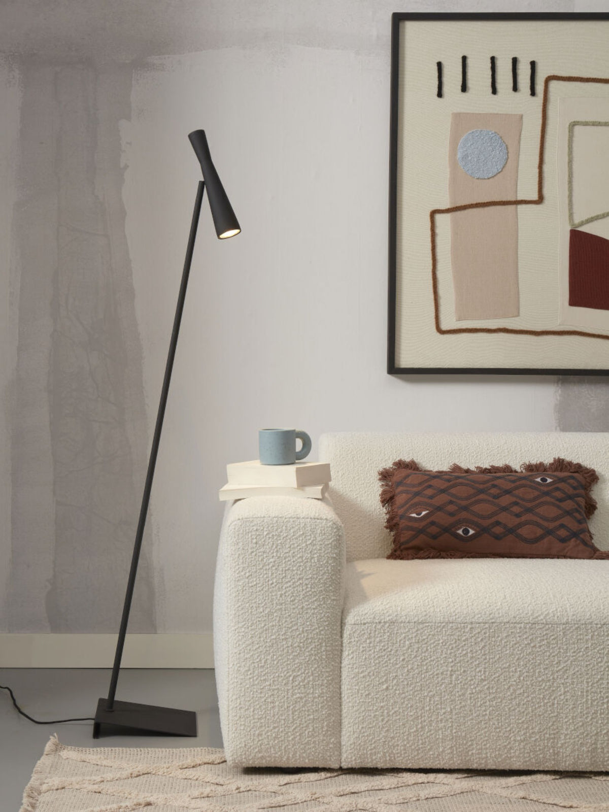 it's about RoMi Staande Lamp Bordeaux - Zwart