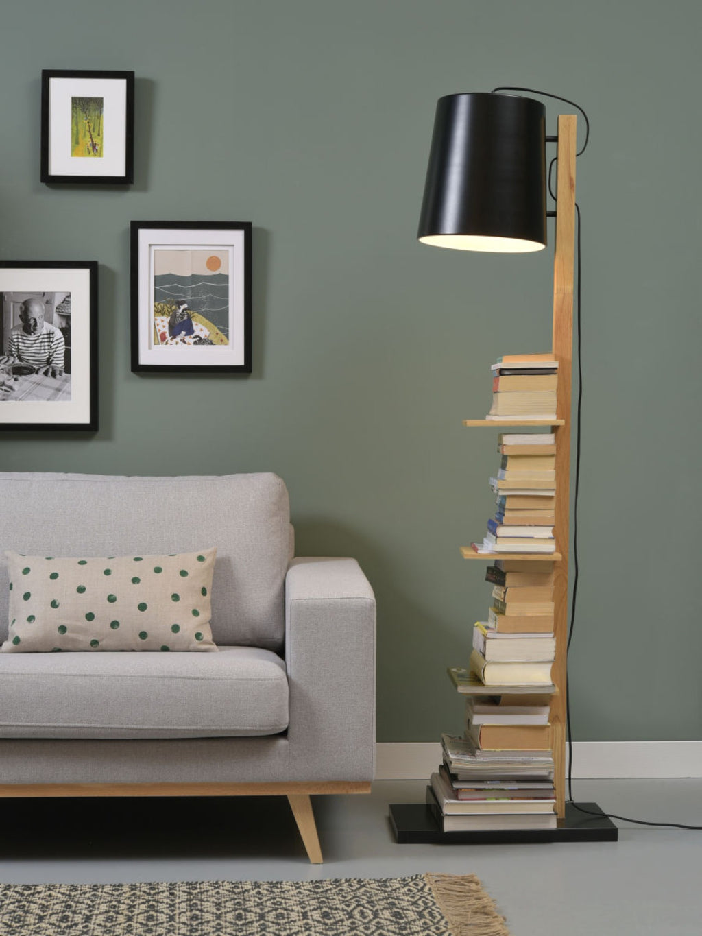 it's about RoMi Staande Lamp Cambridge - Zwart