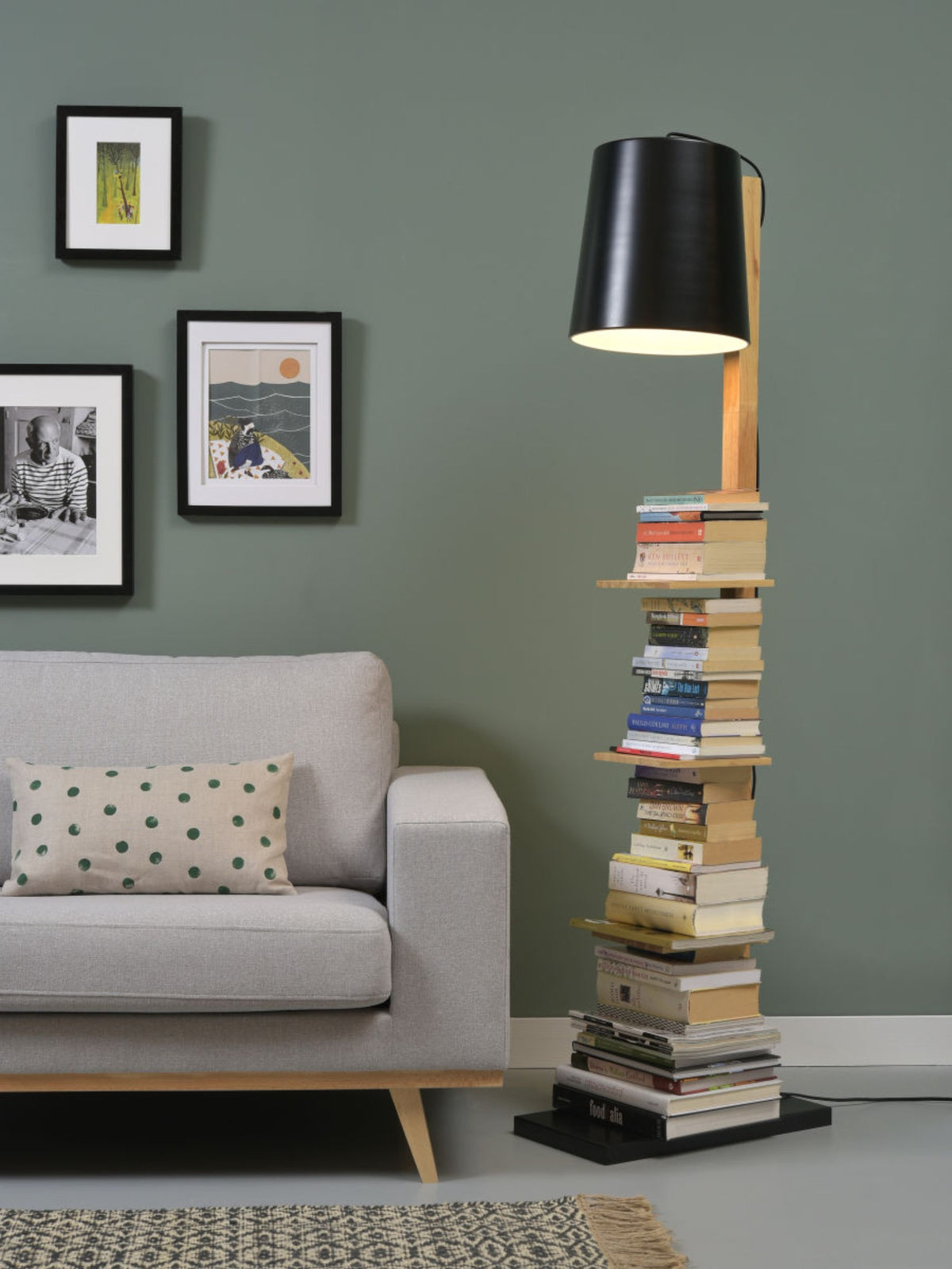 it's about RoMi Staande Lamp Cambridge - Zwart