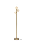 it's about RoMi Staande Lamp Carrara 3-lamps - Goud - Getint glas