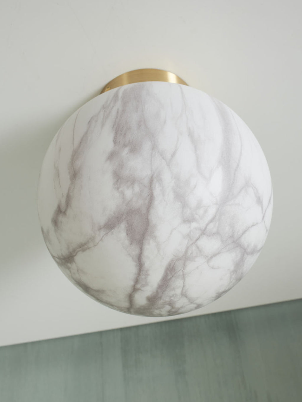 it's about RoMi Plafondlamp Carrara - Goud - Getint glas