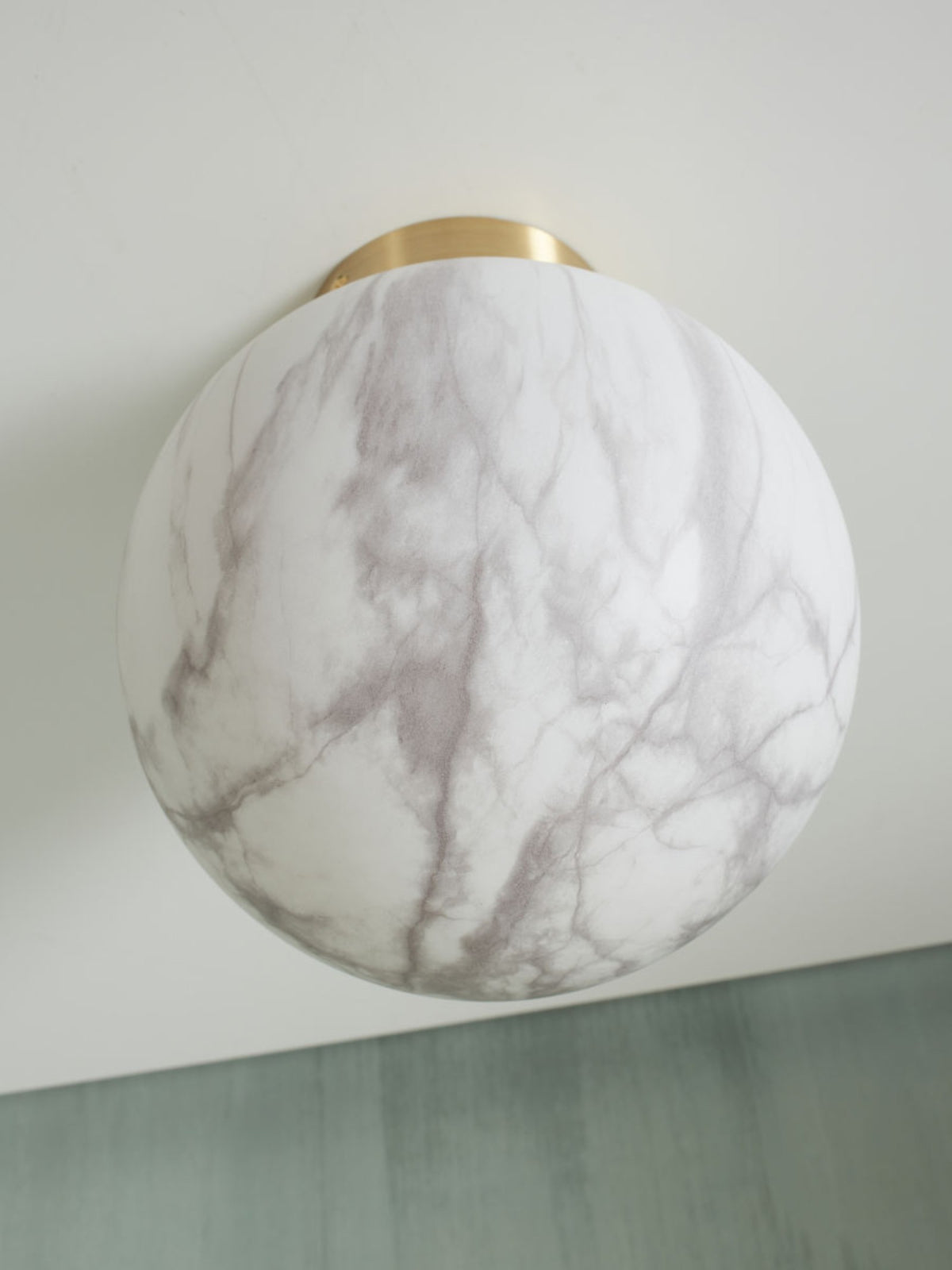 it's about RoMi Plafondlamp Carrara - Goud - Getint glas